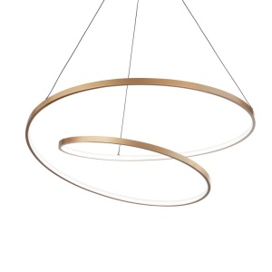 Lustra LED suspendata design circular Oz sp d80 on-off 2700k alama - Img 1