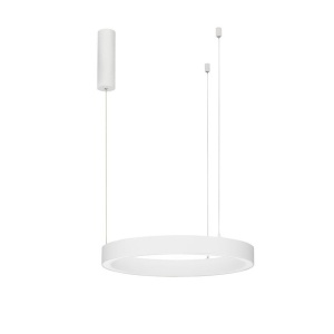 Lustra LED suspendata design circular STING White 60cm - Img 1
