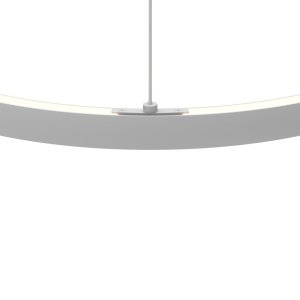 Lustra LED suspendata design circular XL RIUMAR alba - Img 4