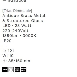 Lustra LED suspendata design decorativ GLOREE - Img 5