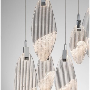 Lustra LED suspendata design decorativ SERIQ L-120cm - Img 6