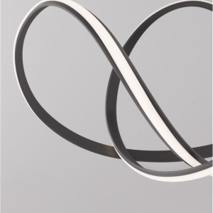 Lustra LED suspendata design modern APUS negru NVL-9348051 - Img 4