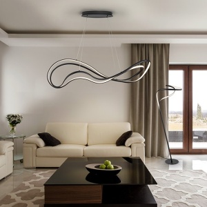 Lustra LED suspendata design modern circular Danza 142692 universul-luminii.ro