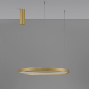Lustra LED suspendata design modern circular PERRINE D-60cm aurie - Img 3