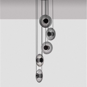 Lustra LED suspendata design modern decorativ SKIA 5L - Img 3