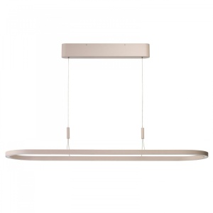 Lustra LED suspendata design modern LAYLA bej 3000K DIMM