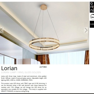 Lustra LED suspendata design modern Lorian I - Img 6
