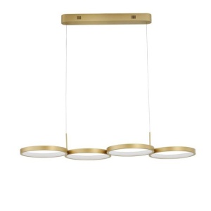 Lustra LED suspendata design modern MAGNUS R4 aurie