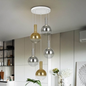 Lustra LED suspendata design modern Matices 5L - Img 1