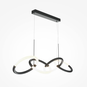Lustra LED suspendata design modern Node negru 119062 universul-luminii.ro
