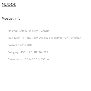 Lustra LED suspendata design modern NUDOS - Img 4