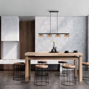 Lustra LED suspendata design modern Olaia 4L - Img 2
