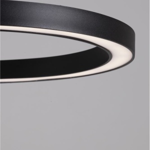Lustra LED suspendata design modern QUERALT negru 205462 universul-luminii.ro