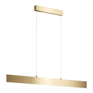 Lustra LED suspendata design modern Step auriu - Img 3