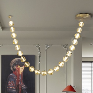 Lustra LED suspendata design modern Zaria II - Img 1