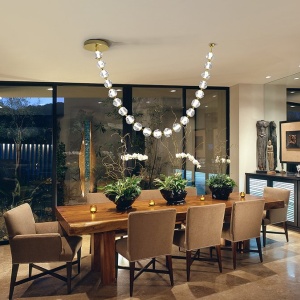 Lustra LED suspendata design modern Zaria II - Img 2