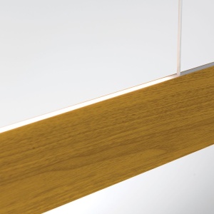 Lustra LED suspendata iluminat ambiental up/down GIDEON lemn - Img 6
