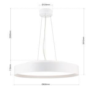 Lustra LED suspendata iluminat ambiental VARIO D-60cm 179952 universul-luminii.ro