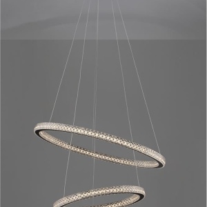 Lustra LED suspendata moderna design elegant GINEVRA 54W - Img 6