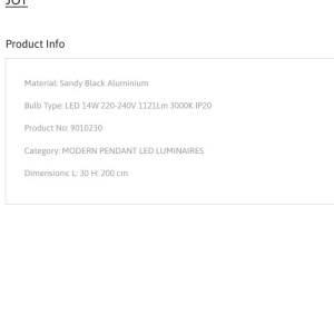 Lustra LED suspendata moderna design minimalist JOY 2L - Img 4