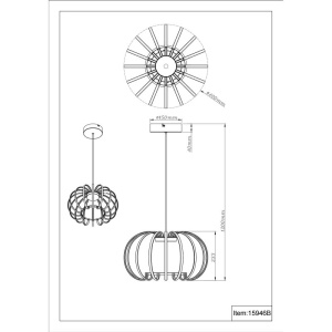 Lustra LED suspendata moderna RIBBON nisip - Img 8