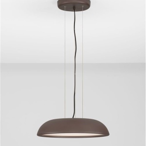 Lustra LED suspendata stil modern FELICIA maro 45cm - Img 4