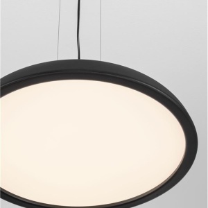 Lustra LED suspendata stil modern FELICIA negru 60cm - Img 6