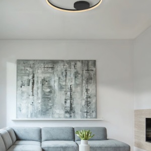 Lustra LED XXL cu telecomanda design modern circular HALO TOP 120 CCT GO 67172 universul-luminii.ro