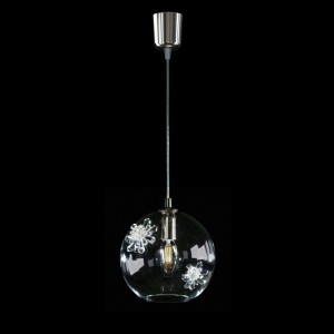 Lustra LUX decorativ fulgi de zapada din cristal SNOWFLAKE 02A 622882 universul-luminii.ro