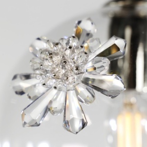 Lustra LUX decorativ fulgi de zapada din cristal SNOWFLAKE 02B 622852 universul-luminii.ro