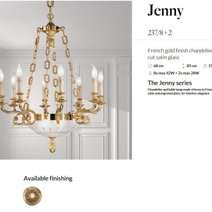 Lustra LUX design clasic realizata manual Jenny 144762 universul-luminii.ro