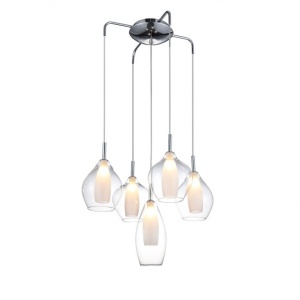 Lustra moderna AMBER MILANO 5 clar ZZ AZ3076