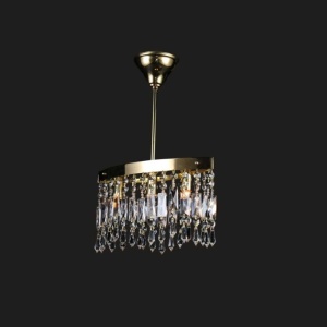 Lustra moderna cristal Bohemia, L-30cm