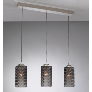 Lustra moderna cu 3 pendule design italian 10000 fumuriu 105282 universul-luminii.ro