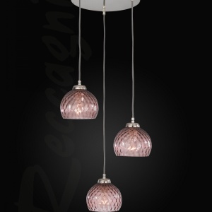 Lustra moderna cu 3 pendule design italian 10006 Amethyst 105582 universul-luminii.ro