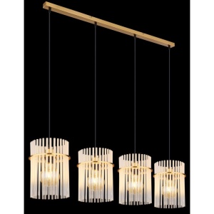 Lustra moderna cu 4 pendule GORLEY auriu 235702 universul-luminii.ro