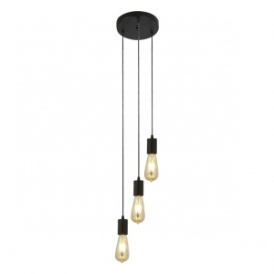 Lustra moderna design minimalist Squiggle 3L 9663-3BK SRT - Img 1