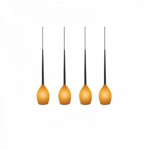 Lustra moderna Izza 4 Amber 188832 universul-luminii.ro