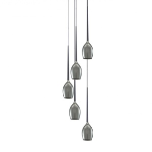 Lustra moderna Izza 5 fumurie ZZ AZ2939 80572 universul-luminii.ro