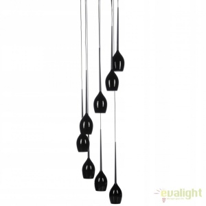 Lustra moderna Izza 8 Black