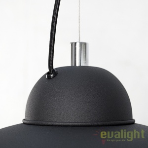 Lustra moderna, Pendul negru/ argintiu diametru 35cm, Studio A-36595 VC 44502 universul-luminii.ro