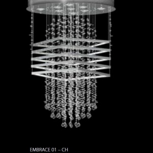 Lustra moderna Vision design LUX Cristal Bohemia Exclusive EMBRACE 01 95432 universul-luminii.ro