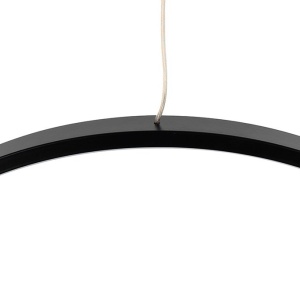 Lustra neagra inelara LED Range 120cm 597622 universul-luminii.ro