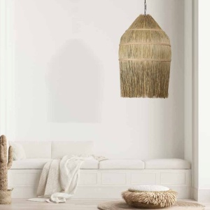 Lustra, Pendul boho style design natural RATAN 153272 universul-luminii.ro