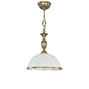 Lustra / Pendul clasic alama/sticla realizat manual 7102