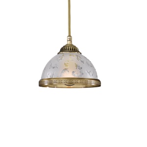 Lustra, Pendul clasic din alama si sticla 6202 101992 universul-luminii.ro