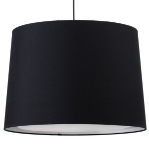 Lustra/Pendul decorativ cu cablu si stecher CONGA negru - Img 2