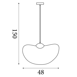 Lustra/Pendul design decorativ Ripple 1L - Img 5