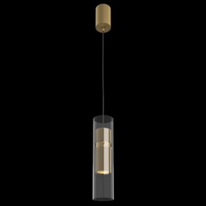 Lustra, Pendul design minimalist modern Dynamics auriu mat - Img 10