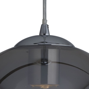 Lustra / Pendul design modern 35cm Balls crom / fumuriu 1635SM SRT 43452 universul-luminii.ro